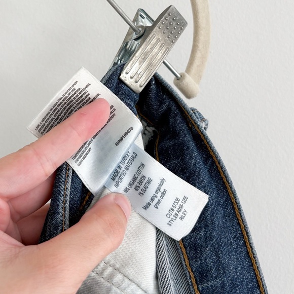 Agolde Riley High Rise Straight Crop Jeans in Pastime - Picture 7 of 9